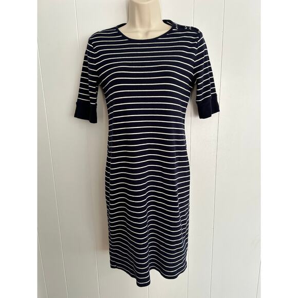 Lauren Ralph Lauren Dresses & Skirts - Lauren Ralph Lauren Striped Nautical Tshirt Dress Small